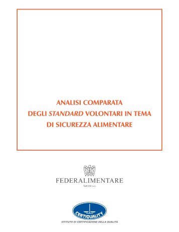 analisi comp ara ta - Federalimentare