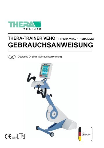 Gebrauchsanweisung THERA-Trainer veho