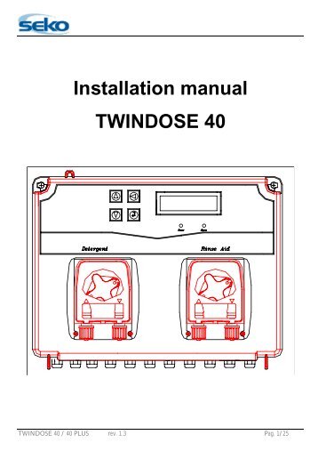 Seko Twindose 40 Series Inst.. - UK