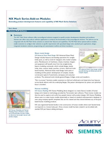 NX Mach Series Add-on Modules