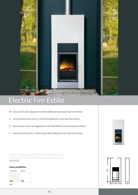 Brochure Rubyfires Electric Fire - UwKachel