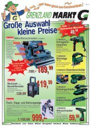 114,99 114,99 199,99 199,99 279,99 279,99 Profi ... - Grenzland Markt