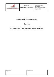operations manual standard operative procedure - Aeroporto di ...