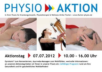 aktion - Physiotherapie Mannheim, Praxis für Krankengymnastik