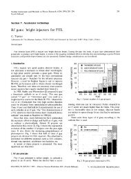 Rf guns: bright injectors for FEL - Triangle Universities Nuclear ...