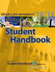 Student Handbook - Briar Cliff University