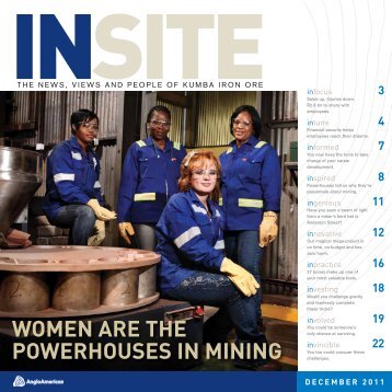 WOMEN ARE THE POWERHOUSES IN MINING - Words' Worth