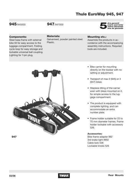 Thule euroway 2024