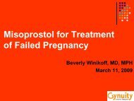 Misoprostol for Treatment of Failed Pregnancy - Gynuity Health ...