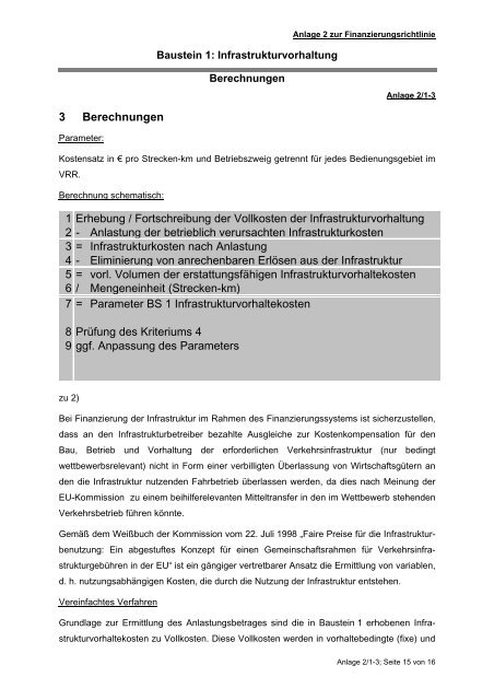 Richtlinie zur Finanzierung des ÖSPV im Verkehrsverbund Rhein ...