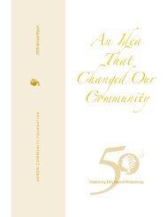 2005 Annual Report - Akron Community Foundation
