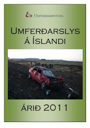 UmferÃ°arslys Ã¡ Ãslandi Ã¡riÃ° 2011 - UmferÃ°arstofa