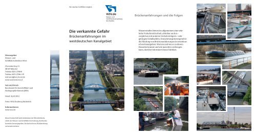 Wir machen Schifffahrt mÃ¶glich. - WSD West - Wasser- und ...