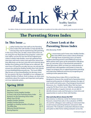 The Parenting Stress Index - Healthy Families New York