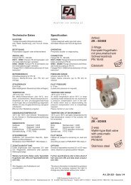 ZK - ED/EE 2-way Wafer-type Ball valve with pneumatic actuator ...