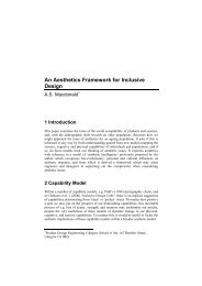 An Aesthetics Framework for Inclusive Design - EDC