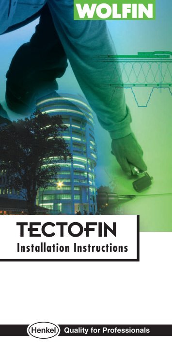 Tectofin Fixing Guide [ 1.67 MB PDF ] - Raven Roofing Supplies