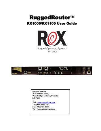 How To Use This User Guide - RuggedCom