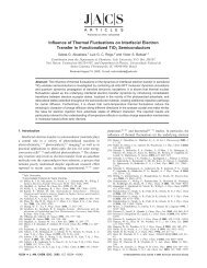 Influence of Thermal Fluctuations on Interfacial Electron Transfer in ...