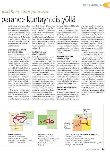 Lataa (pdf) - Kuntatekniikka