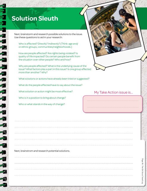 Global Travel Toolkit - Travel Log - Girl Scouts of the USA