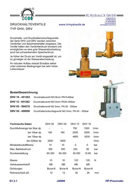 DHV 16 - HL Hydraulik GmbH