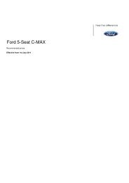 Ford 5-Seat C-MAX - John Mulholland Motor Group