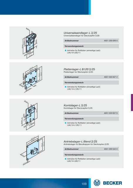 Wickelwellen ab ÃƒÂ˜ 50 mm - Becker-Antriebe - Home