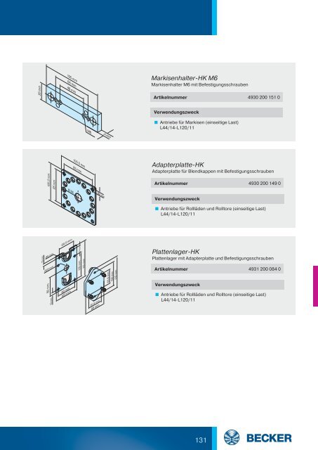 Wickelwellen ab ÃƒÂ˜ 50 mm - Becker-Antriebe - Home