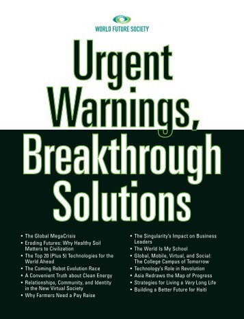 Urgent Warnings, Breakthrough Solutions, Second Edition