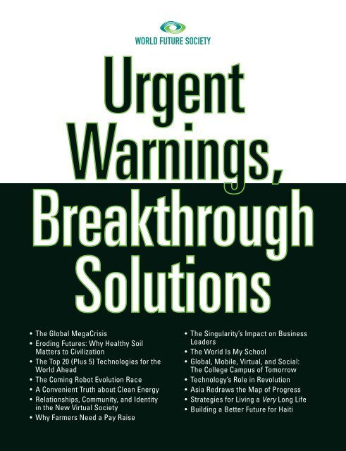 Urgent Warnings, Breakthrough Solutions, Second Edition