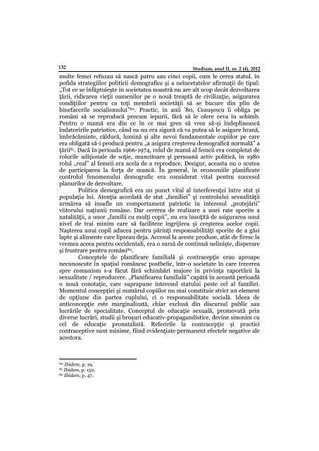 Studium, anul II, nr. 2 (4), 2012 (PDF) - Istorie, Filosofie Åi Teologie