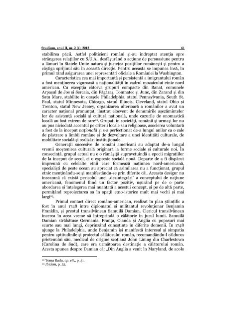 Studium, anul II, nr. 2 (4), 2012 (PDF) - Istorie, Filosofie Åi Teologie