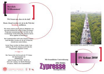 Programm TV Schau 2010 TVZ.cdr - TV Zunsweier