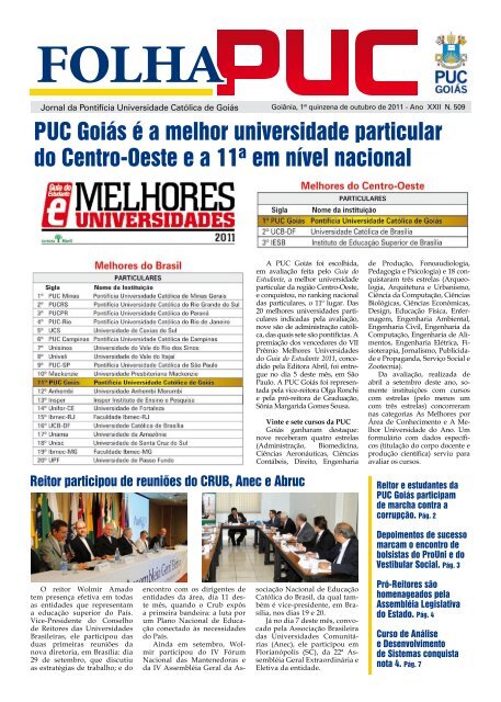 EdiÃ§Ã£o nÂº 509 - Novembro/2011 - Ucg