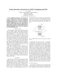 Design, fabrication, and analysis of a 3DOF, 3cm flapping-wing MAV