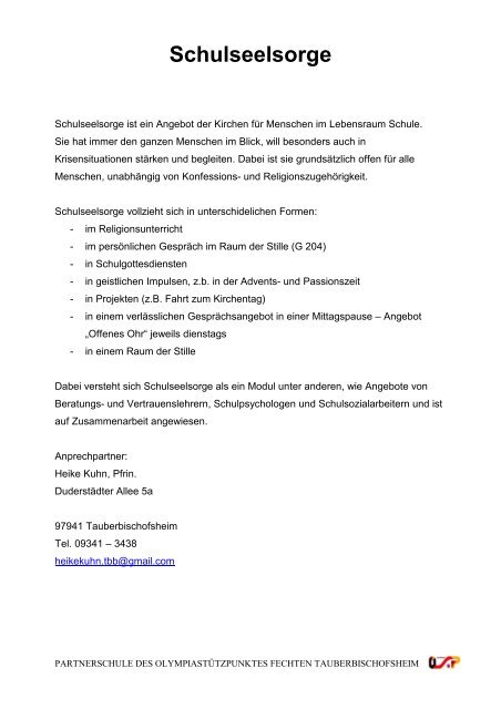 Sozialcurriculum - Matthias-Grünewald-Gymnasium