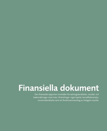 Finansiella dokument - Preem