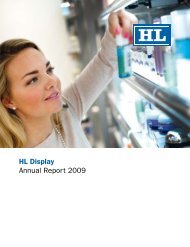 HL Display annual report 2009