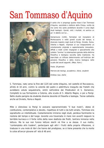San Tommaso d'Aquino - AndreaGironda.it