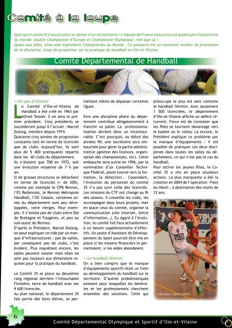 CDOS Magazine - Le sport en Ille-et-Vilaine