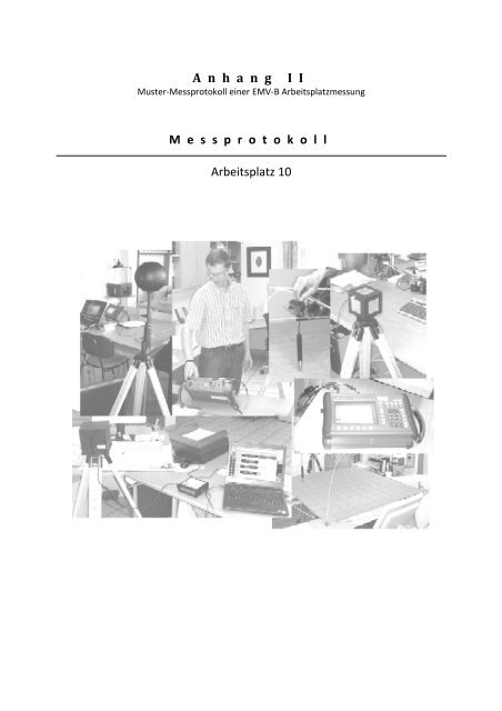 Muster Messprotokoll Spini Ch