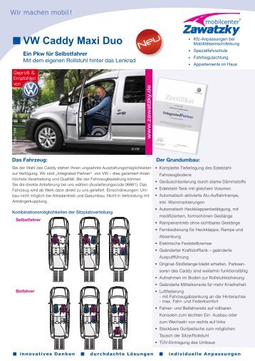 VW Caddy Maxi Duo Download - mobilcenter Zawatzky