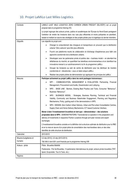 plan stratÃ©gique pour le transport de marchandises en rÃ©gion de ...