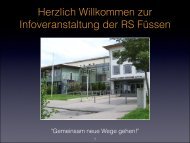 klicken... - Internetauftritt der Realschule FÃ¼ssen