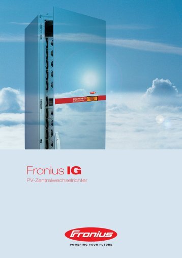Fronius IG - jms Solar Handel GmbH