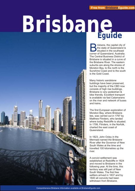 Brisbane Eguide - Australia Travel Guide