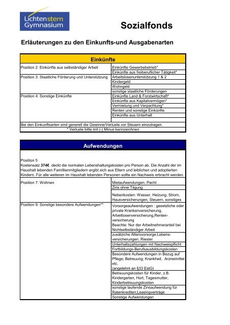 Formular zur Berechnung als PDF-Dokument