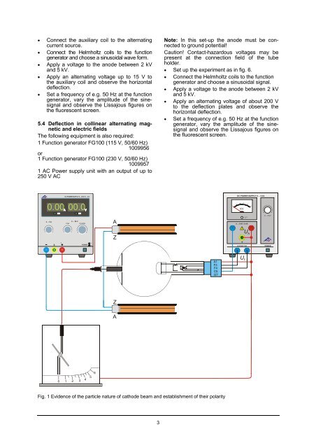 3B SCIENTIFICÂ® PHYSICS