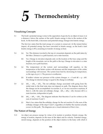 5 Thermochemistry